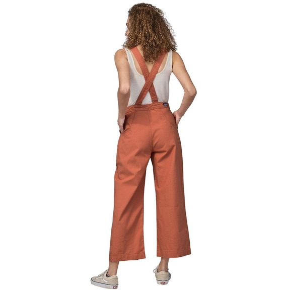 NWT Patagonia Overalls. Ankle Length Wide Leg Peach Color .Size 12. - Picture 2 of 16
